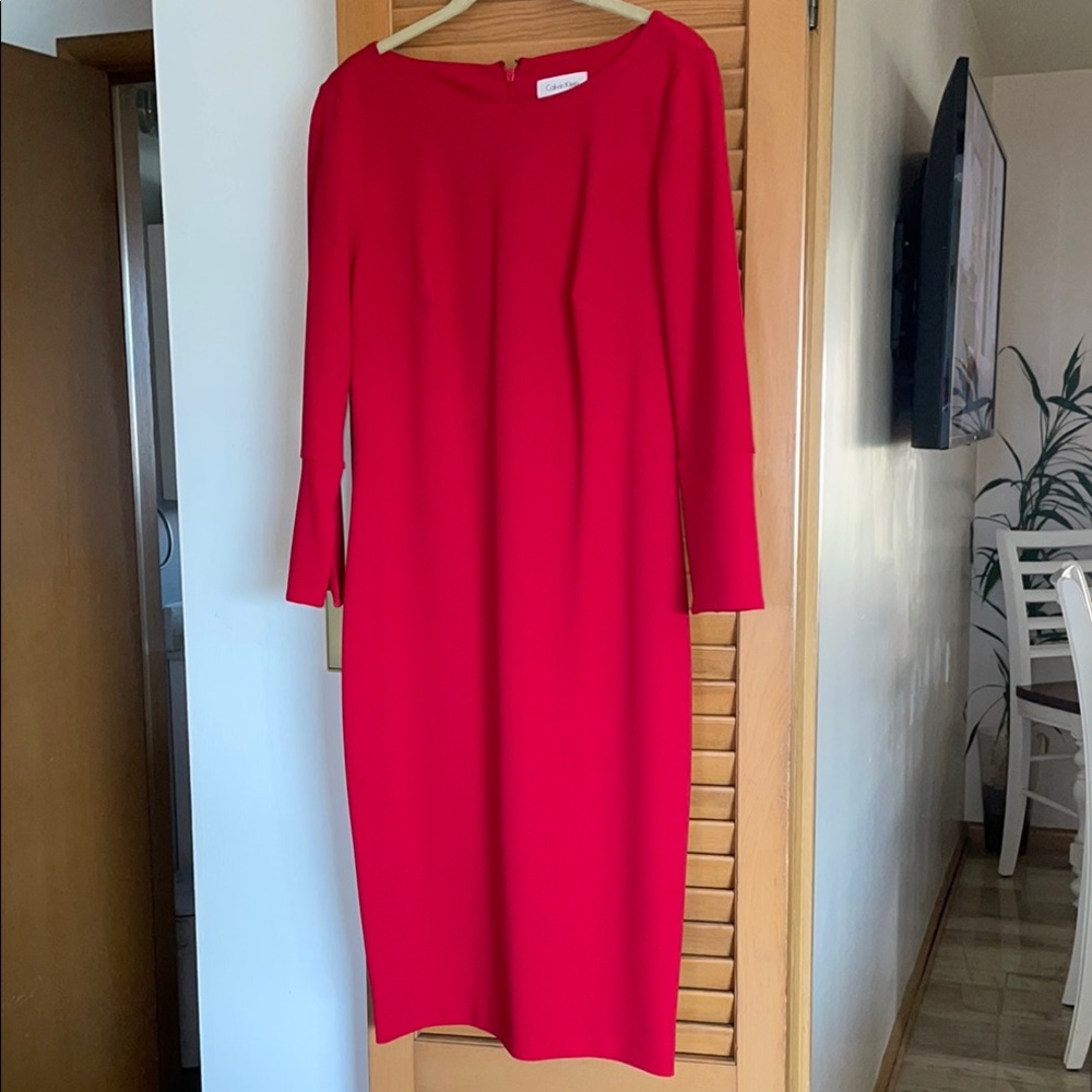 Calvin Klein Red Women's Dress